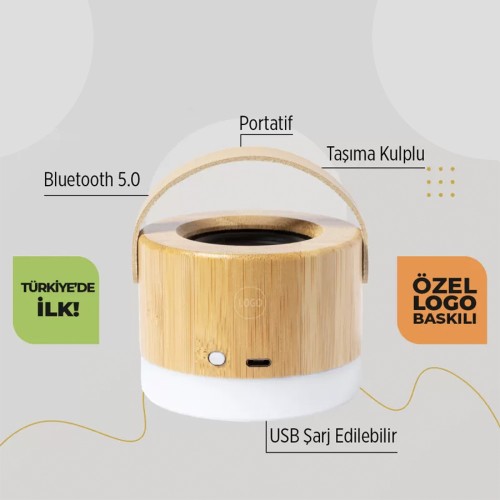 EccoTech %100 Geri Dönüşümlü Materyalden Dizayn Bluetooth Speaker